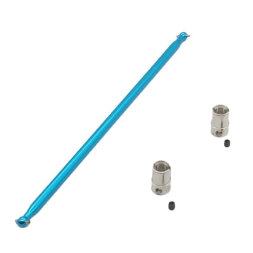 GHJtRs Aluminium 03003 Antriebswelle und Tasse B 02016, kompatibler Ersatz für 1/10 RC-Automodelle 94103 und 94123(Blue and Sliver) von GHJtRs