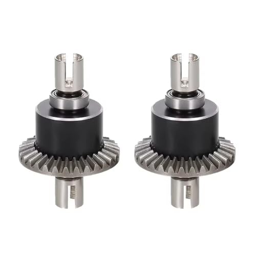 GHJtRs Ganzmetall-Differential-Upgrade-Teile-Zubehör, kompatibel mit 144001 144002 144010 124007 124016 124017 124018 124019 RC-Cars(2psc) von GHJtRs