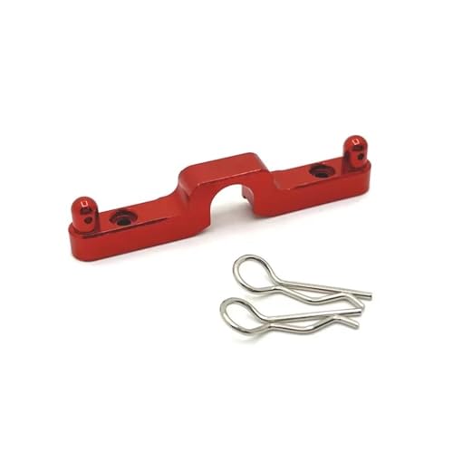 GHJtRs Kompatible Ersatzmetall-Autogehäusesäule für 1/14 14301 14302 14303 RC-Autoteile(RED) von GHJtRs