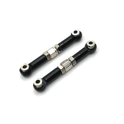 GHJtRs Lenkstange aus Metall, kompatibel mit H6 16207 16208 16209 16210 RC-Autoteilen zur Aufrüstung und Modifikation(Black) von GHJtRs