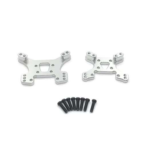 GHJtRs Metall-Stoßdämpfer-Upgrade-Teile für 124017 124019 144001 144010 RC-Cars, kompatibel mit ähnlichen Modellen(White) von GHJtRs