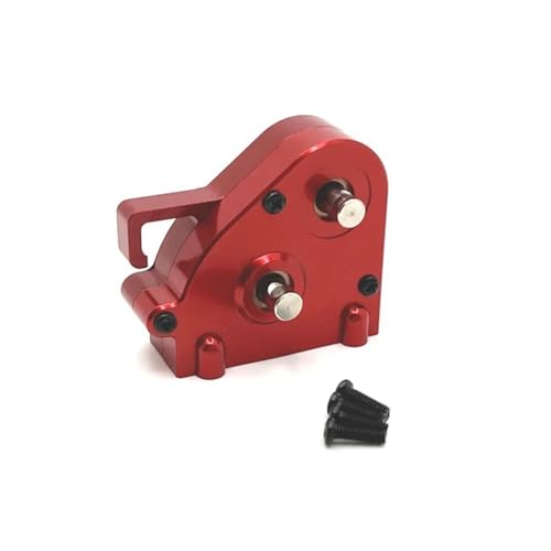 GHJtRs Mittelwellen-Metall-Upgrade-Box-Baugruppe, kompatibel mit MN-Modell 1/12 MN128 MN86 G500 RC-Autoteilen(RED) von GHJtRs