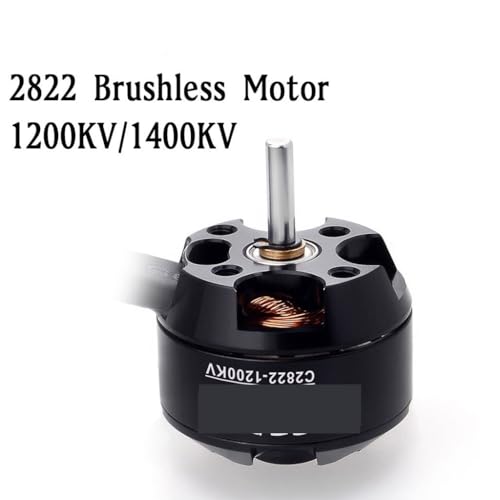 GHJtRs Pole Bürstenloser Motor 2204(2822) 1200KV 1400KV 4 Kompatibel mit RC 3D Flugzeug Starrflügel(1400KV Motor) von GHJtRs