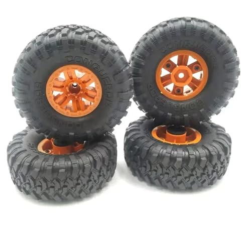 GHJtRs Upgrade RC Car Ersatzteile Große Reifen Verbreiterungsreifen Kompatibel mit 144001 124017 124016 124018 124019(Orange) von GHJtRs