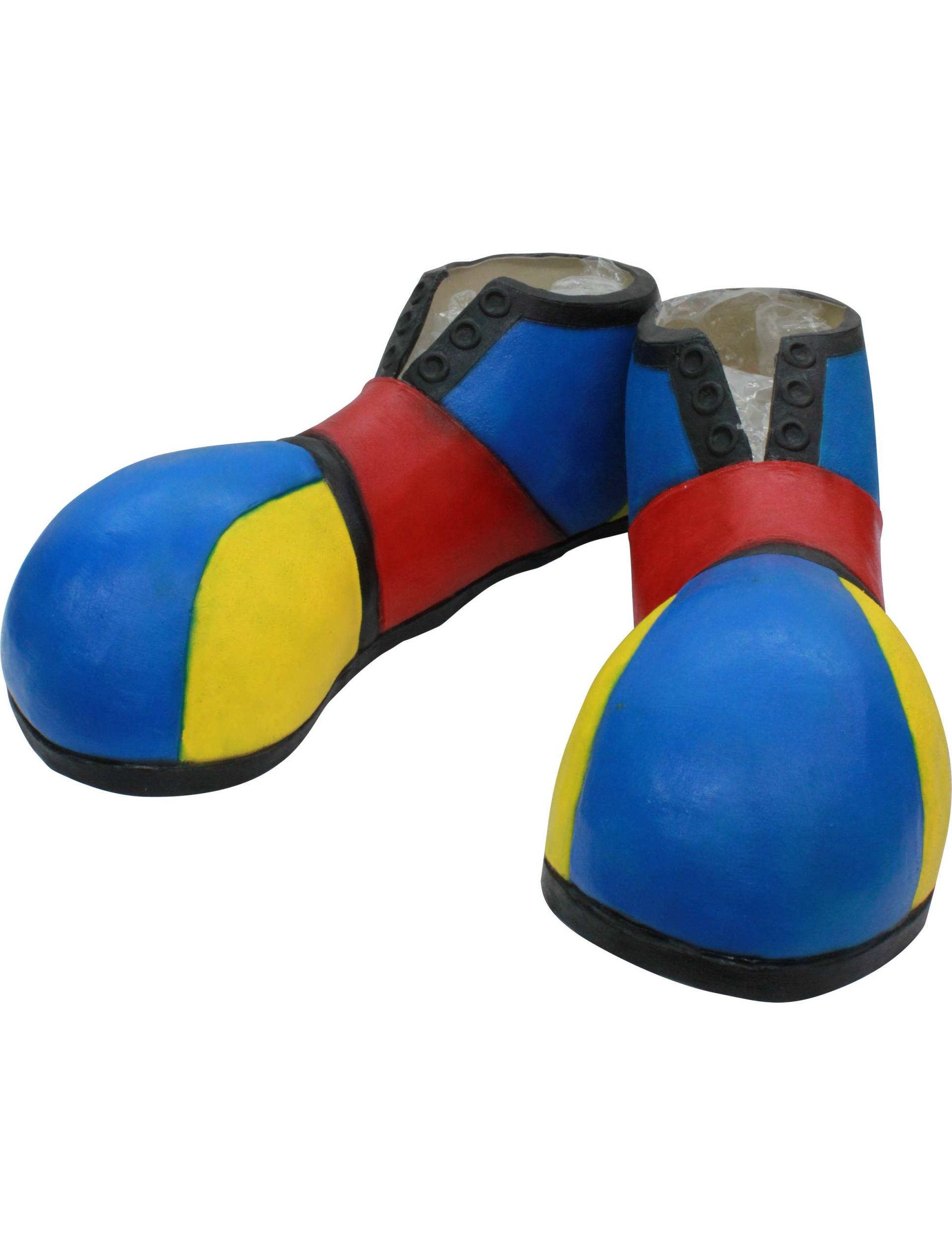 Clown-Schuhe Kostümzubehör bunt von KARNEVAL-MEGASTORE