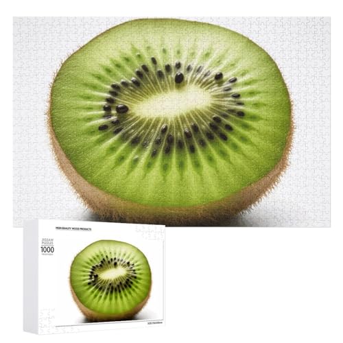 1000 PCS Jigsaw Puzzles Green Kiwi Puzzles Personalized Puzzle for Adults Wooden Puzzle Custom Puzzles from Photos Picture Puzzle Classic Jigsaw Puzzle for Wedding Birthday Valentine's Day von GHZWACKJ