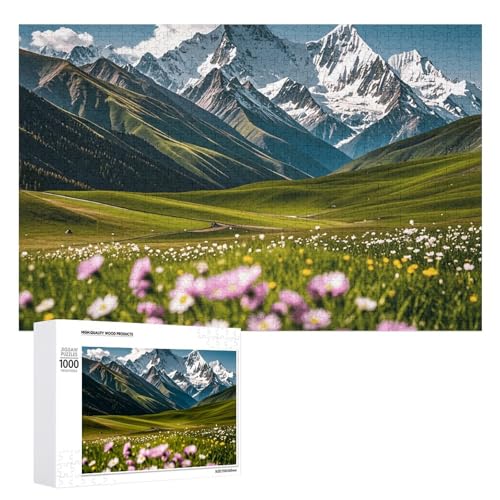 1000 PCS Jigsaw Puzzles Mountain Puzzles Personalized Puzzle for Adults Wooden Puzzle Custom Puzzles from Photos Picture Puzzle Classic Jigsaw Puzzle for Wedding Birthday Valentine's Day von GHZWACKJ