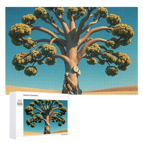 1000 PCS Jigsaw Puzzles Tree of Dreams Puzzles Personalized Puzzle for Adults Wooden Puzzle Custom Puzzles from Photos Picture Puzzle Classic Jigsaw Puzzle for Wedding Birthday Valentine's Day von GHZWACKJ