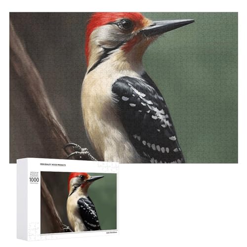 1000 PCS Jigsaw Puzzles Woodpecker Puzzles Personalized Puzzle for Adults Wooden Puzzle Custom Puzzles from Photos Picture Puzzle Classic Jigsaw Puzzle for Wedding Birthday Valentine's Day von GHZWACKJ