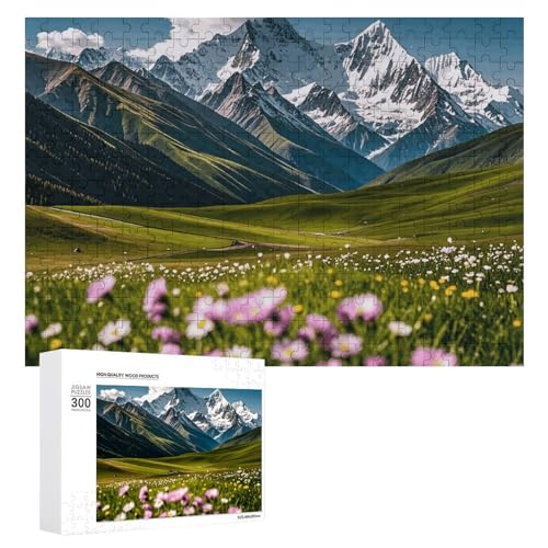 300 PCS Jigsaw Puzzles Mountain Puzzles Personalized Puzzle for Adults Wooden Puzzle Custom Puzzles from Photos Picture Puzzle Classic Jigsaw Puzzle for Wedding Birthday Valentine's Day von GHZWACKJ