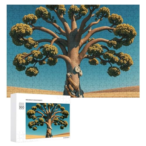 300 PCS Jigsaw Puzzles Tree of Dreams Puzzles Personalized Puzzle for Adults Wooden Puzzle Custom Puzzles from Photos Picture Puzzle Classic Jigsaw Puzzle for Wedding Birthday Valentine's Day von GHZWACKJ