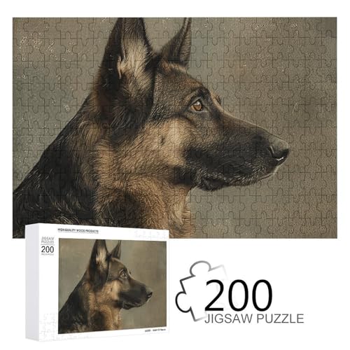 Puzzle, 200 Stück, Hunde-Puzzle, Seitenansichtspuzzle, personalisiertes Puzzle für Erwachsene, Holzpuzzle, individuelle Puzzles aus Fotos, Bilderpuzzle, klassisches Puzzle für Hochzeit, Geburtstag, von GHZWACKJ