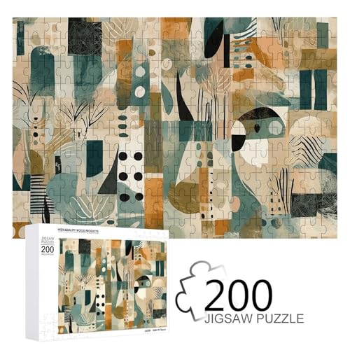 Puzzle, 200 Stück, verschiedene Formen, Muster, Puzzle, personalisiertes Puzzle für Erwachsene, Holzpuzzle, benutzerdefinierte Puzzles aus Fotos, Bildpuzzle, klassisches Puzzle für Hochzeit, von GHZWACKJ