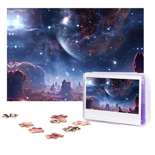 Puzzle 300 Teile Carina Space Puzzles Personalisiertes Puzzle für Erwachsene Holzpuzzle Benutzerdefinierte Puzzles aus Fotos Bilderpuzzle Klassisches Puzzle für Hochzeit Geburtstag Valentinstag von GHZWACKJ