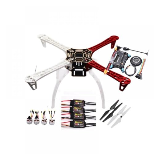 APM2.8 Flight Controller mit Ardupilot M8N GPS mit integriertem Kompass GPS-Ständer Stoßdämpfer Kompatibel mit kompatiblen RC Quadcopter Multicopter(Drone F450 Package C) von GHqHQL