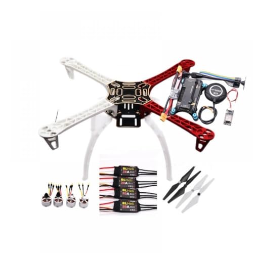 APM2.8 Flight Controller mit Ardupilot M8N GPS mit integriertem Kompass GPS-Ständer Stoßdämpfer Kompatibel mit kompatiblen RC Quadcopter Multicopter(Drone F450 Package D) von GHqHQL