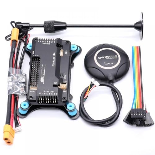 APM2.8 Flight Controller mit Ardupilot M8N GPS mit integriertem Kompass GPS-Ständer Stoßdämpfer Kompatibel mit kompatiblen RC Quadcopter Multicopter(HORIZONTAL PACKAGEB) von GHqHQL