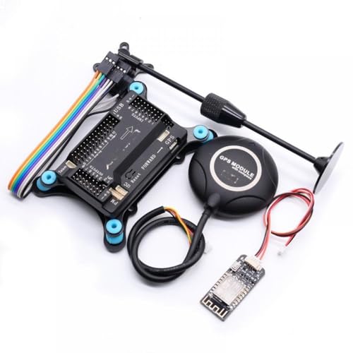 APM2.8 Flight Controller mit Ardupilot M8N GPS mit integriertem Kompass GPS-Ständer Stoßdämpfer Kompatibel mit kompatiblen RC Quadcopter Multicopter(Vertical PACKAGEC) von GHqHQL