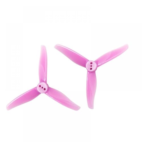 GHqHQL 3016 Propeller 6 Paar 12 Paar 1,5 m 2 mm Loch 3 Zoll 3 CW CCW FPV Requisiten kompatibel mit 3 Zoll FPV Racing Drone(12PAIR 1.5MM Purple) von GHqHQL