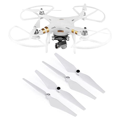 GHqHQL 4 Stück 9450 Propellerschutz Schutz Stoßstange Kompatibel mit Phantom 3 Standard Professional Advanced SE Schnellspanner kompatibler Ersatzflügel von GHqHQL