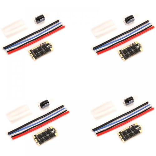 GHqHQL Tekko32 F4 MCU BLHeli32 45A ESC kompatibel mit Dshot1200 2-6S RGB Kompatibel mit FPV Racing Drone(4PCS Set) von GHqHQL