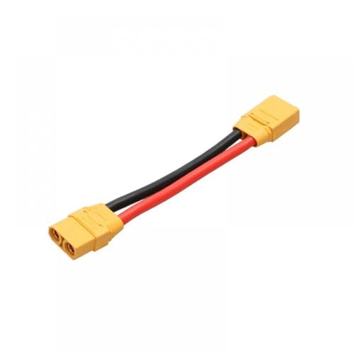 GHqHQL XT90 XT90S Stecker auf Buchse Verlängerung 10AWG Draht ESC Balance Adapter kompatibel mit Flugzeugmodellen(for XT90 30CM Wire) von GHqHQL