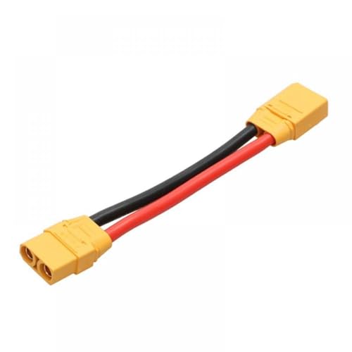 GHqHQL XT90 XT90S Stecker auf Buchse Verlängerung 10AWG Draht ESC Balance Adapter kompatibel mit Flugzeugmodellen(for XT90 50CM Wire) von GHqHQL