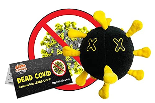 Giant Microbes Dead COVID-19 Virus Original Plüschtier pädagogisches Geschenk, 13 cm von GIANTmicrobes