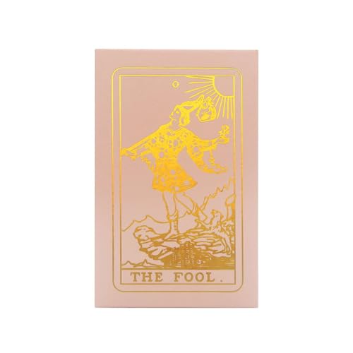 GIBZ Original Design Tarot Karten, 78 Stück Rose Gold Folie Tarot Deck Set, mit Guide Buch und Box für Anfänger von GIBZ