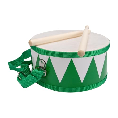 Trommel für Kinder grün-Weiss Musikinstrument aus Holz mit Trageriemen und Sticks D: 20 cm- 3845g Trommel für Kinder grün-Weiss Musikinstrument aus Holz mit Trageriemen und Sticks D: 20 cm- 3845g von GICO