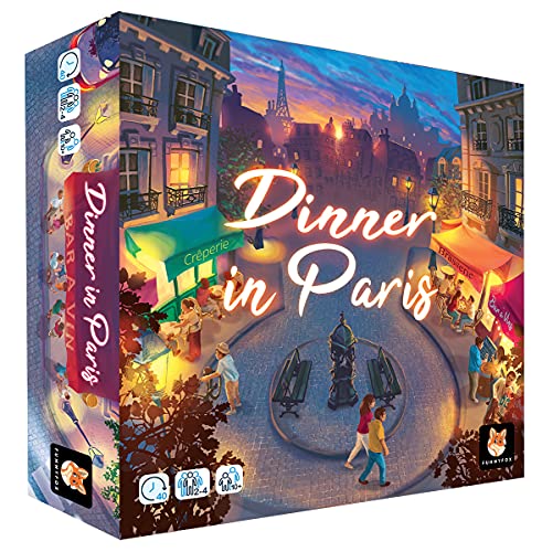 Funnyfox – Dinner in Paris – Strategiespiel – Tauchen Sie EIN in die Mitte der Restauration – 10+ – für 2 bis 4 Spieler Funnyfox – Dinner in Paris – Strategiespiel – Tauchen Sie EIN in die Mitte der Restauration – 10+ – für 2 bis 4 Spieler von GIGAMIC