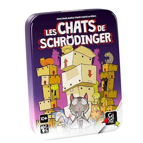 GIGAMIC Les Chats de Schrodinger – Bluff-Spiel – ab 10 Jahren von GIGAMIC