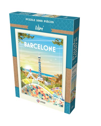 GIGAMIC PWBAR BARCELONE pièces Antoni Gaudí, Familia Puzzle Barcelona Wim' 1000 Teile von GIGAMIC