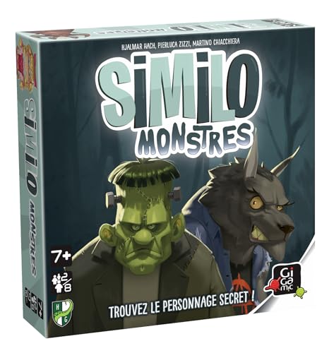 GIGAMIC SIMILO Monster, L: Kooperatives Abziehspiel für 2-8 Spieler ab 8 Jahren von GIGAMIC