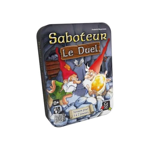 GIGAMIC AMSLD Kartenspiel – Saboteur Le Duel, Goldfarben von GIGAMIC