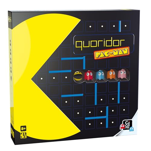 Gigamic, Quoridor PAC-MAN, Familienspiel, Holzspiel, 2-5 Spieler, Ab 8+ Jahren, 15 Minuten, Deutsch, Mehrsprachig von GIGAMIC