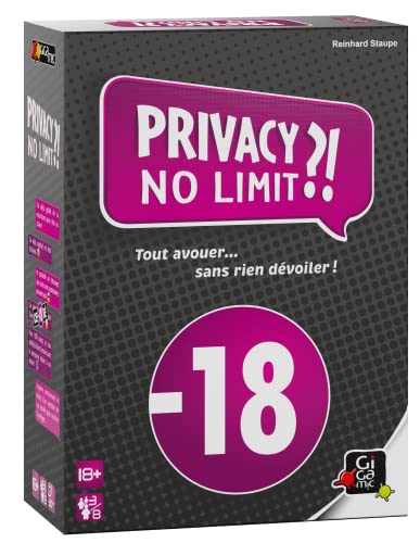 GIGAMIC Privacy NO Limit (neues Format) für 3-8 Spieler von GIGAMIC