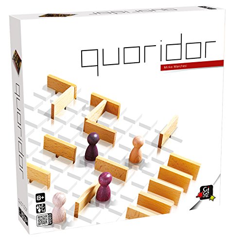 GIGAMIC Quoridor Classic FR: Strategie-Spiel, 2-4 Spieler, ab 8 Jahren von GIGAMIC