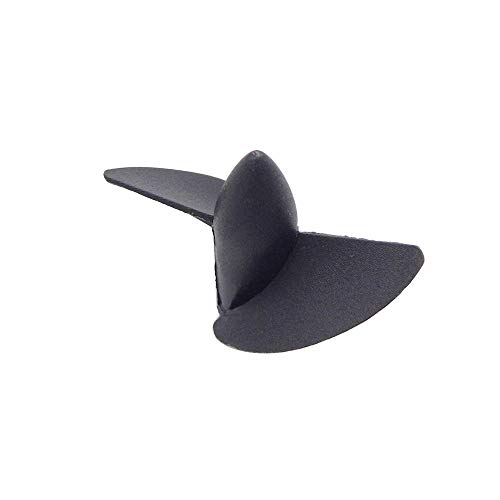 GIGIROM 1PC M4 Gewinde Nylon Propeller 35mm 39mm 42mm 45mm 2 Klingen Prop Links Rechts Hand RC Boot Geschwindigkeit Mono CAT Spielzeug Modell Boot Außenbordmotor(35mm Right Hand) von GIGIROM