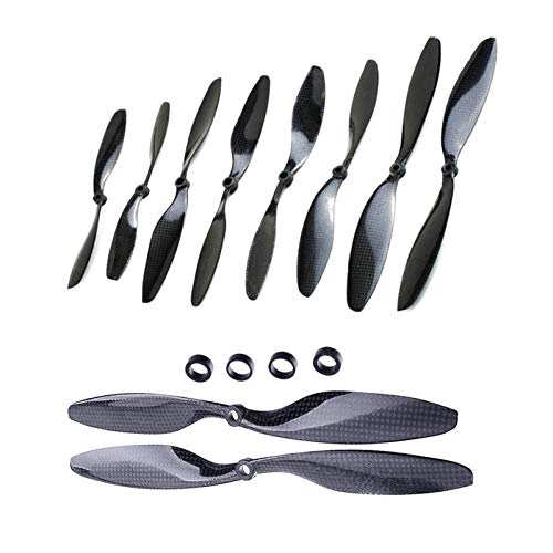 GIGIROM 2 Paar 8045/1045/1047/1147/1238/1260/1245 Kohlefaser-Propeller RC Quadrocopter Hexacopter Multi Rotor Propellerflugzeug-Ersatzteil(1045 propellers) von GIGIROM