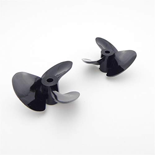 GIGIROM 2PCS Boot Modell Rechts Links Hand PC Propeller Prop 26mm 30mm 34mm 3mm 4mm Welle RC Boot Jet Mono Spielzeug Marine Außenbordmotor(D26xd3mm Left Hand) von GIGIROM