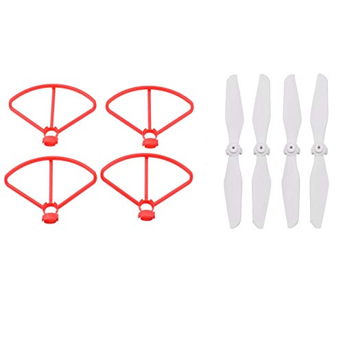 GIGIROM 4/8 Stück Schnellverschluss-Requisiten, for FIMI, X8 SE Drohnenpropellerblätter, Schnellverschluss-Backup-Blattschraubenteile, Zubehör CW CCW Propellerflugzeug-Ersatzteil(Package 3) von GIGIROM