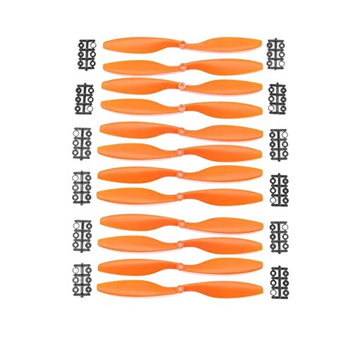 GIGIROM 6 Paar Propeller 10x4,5 Cw/CCW F450 F550 Quadcopter 1045 Propeller In RC Teile Zubehör Propellerflugzeug-Ersatzteil(Orange) von GIGIROM