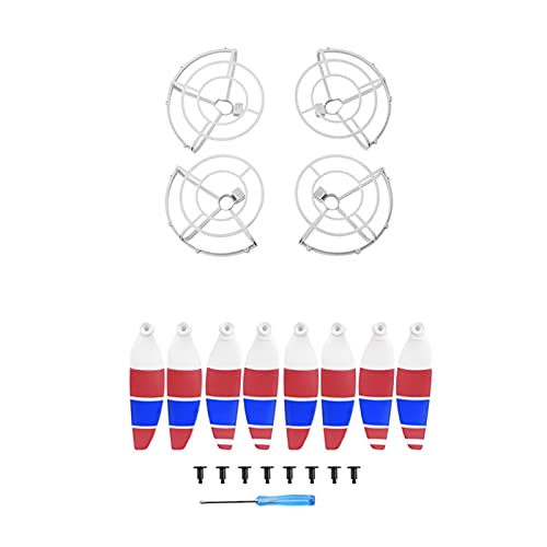 GIGIROM Vollständig geschlossener Propellerschutz, Propellerblattschutzkäfig, Drohnenzubehör, for DJI, for Mavic, for Mini, 2 Propellerflugzeug-Ersatzteil(Props Set B) von GIGIROM