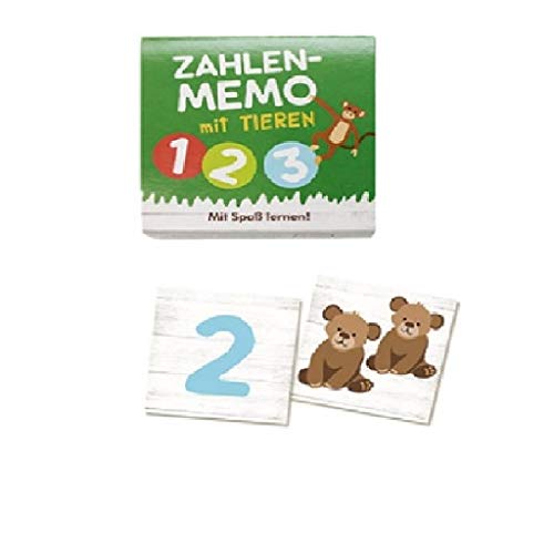 Gilde - 46757 - Zahlenmemory, 40 Karten Pappe, ab 4 Jahren von GILDE