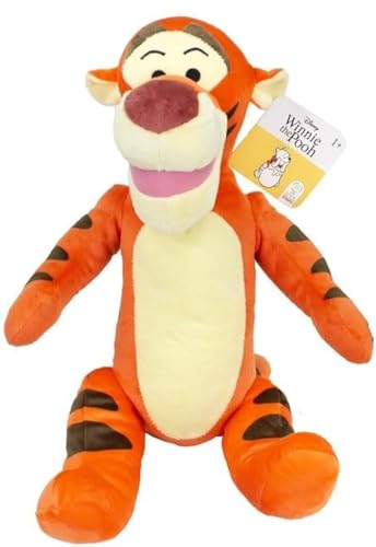 GIMSS Winnie The Pooh Plush Plüschtiere Neu Auswahl Ferkel, Tigger, Winnie Puuh, I-Aah Kuscheltier offizielle Lizenz 28-33cm (Tigger 33cm) von GIMSS