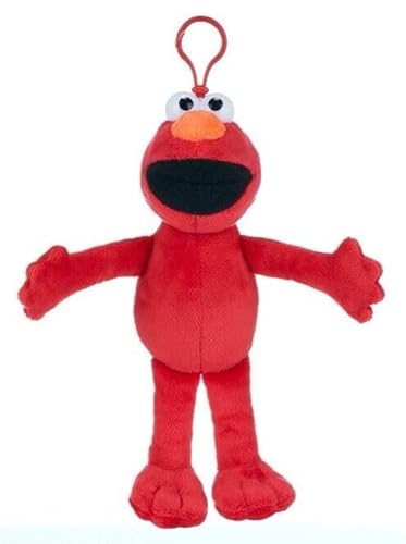 Sesam Strasse Plüsch Schlüßelanhänger Kuscheltier Plüschtier Sesame Street Plush Bagclip zur Auswahl 8 Charaktere 17-20cm (Elmo) von GIMSS