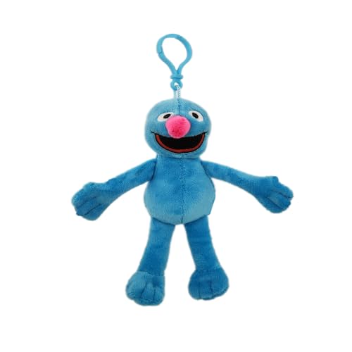 Sesam Strasse Plüsch Schlüßelanhänger Kuscheltier Plüschtier Sesame Street Plush Bagclip zur Auswahl 8 Charaktere 17-20cm (Grobi) von GIMSS