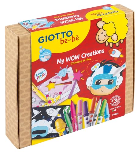 Giotto be-bè My Wow Creations Kreativ-Set zum Ausmalen, 24-teilig von GIOTTO be-bè