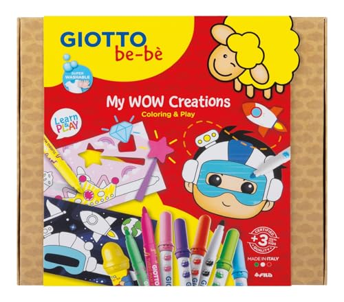 Giotto be-bè My Wow Creations Kreativ-Set zum Ausmalen, 24-teilig von GIOTTO be-bè